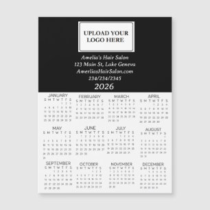 2026 Företagets logotyp Mini Kalender