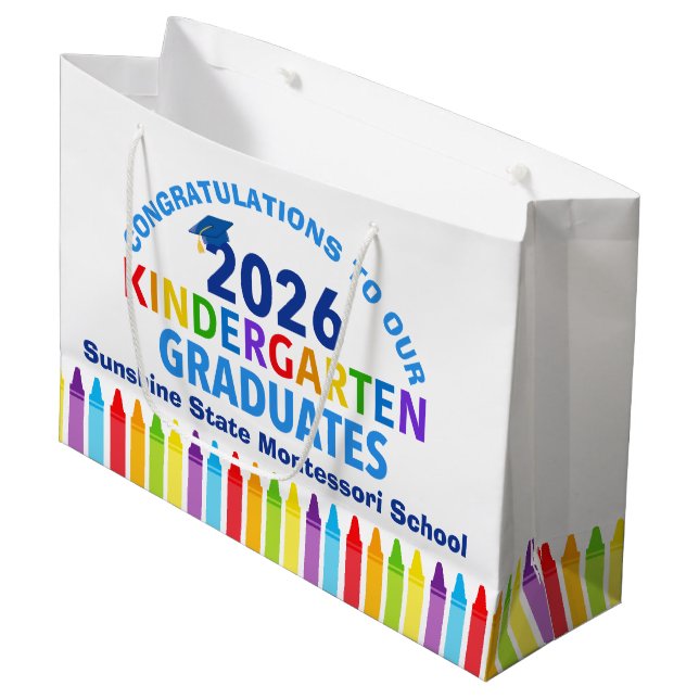 2026 Förskoleklass Examen Anpassad Skolparty (Framsidan Vinklad)