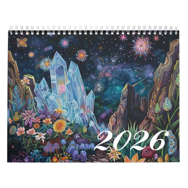 2026 Förtrollad Celestial Mystisk Konstkalender Kalender (Omslag)
