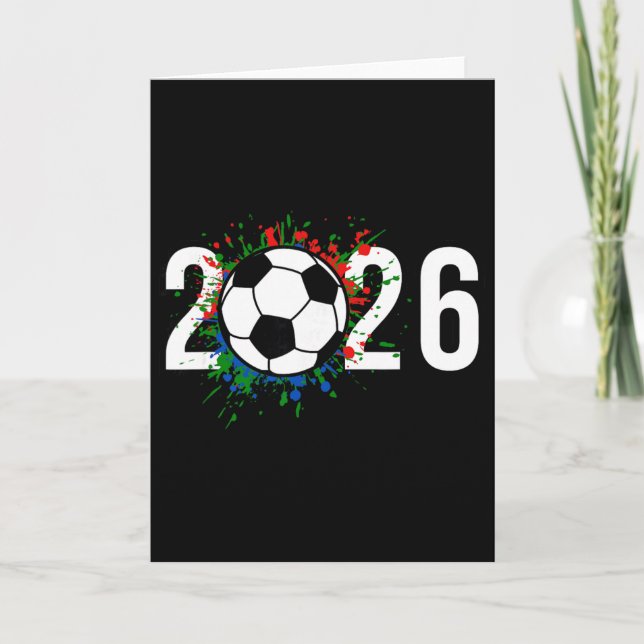 2026 Fotboll Spela Spel År Spelare Tränare Fans _1 Kort (Framsida)