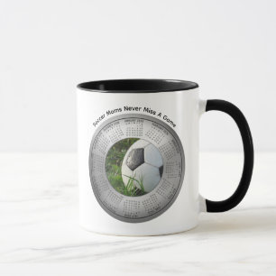 2026 Fotbollsmamma-kalender Kaffe Mugg