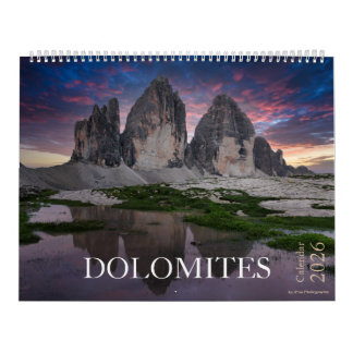 2026 Foto på Dolomiternas natur och landskap Kalender
