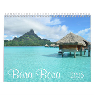 2026 Fotografi av Bora-landskapet Kalender