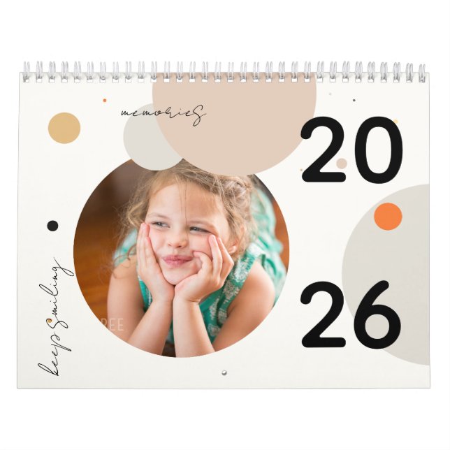 2026 Fotokalender Minnen Motiverande Kalender (Omslag)