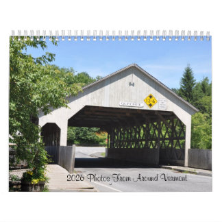 2026 foton från runt Vermont-kalendern Kalender