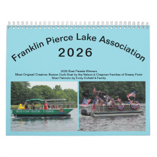 2026 Franklin Pierce Sjö Calendar Kalender