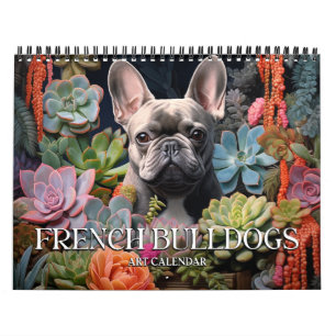 2026 Fransk Bulldog Art Calendar Kalender