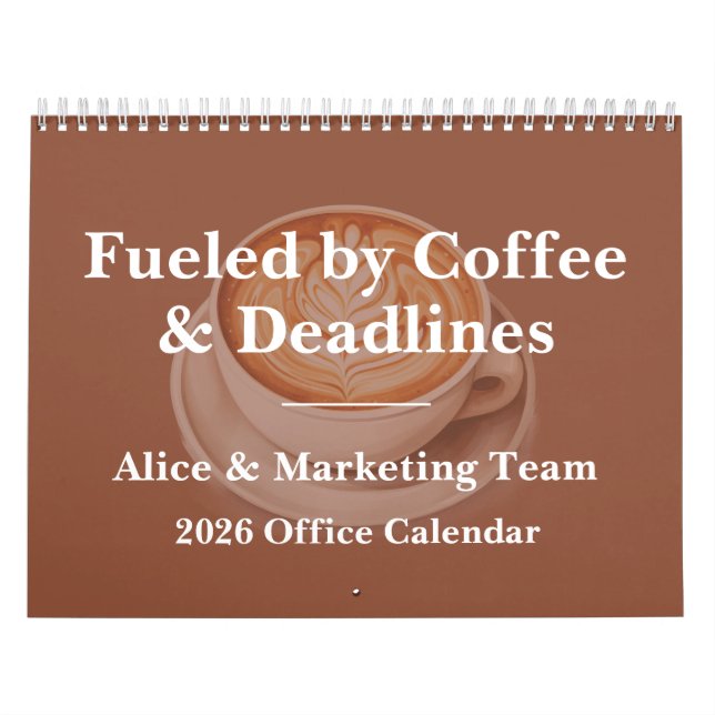 2026 Funny Office Coffee Chaos Kalender (Omslag)
