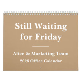 2026 Funny Office Countdown to Weekend Kalender