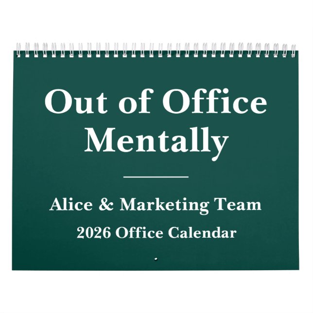 2026 Funny Office Sarcastic Quotes Kalender (Omslag)