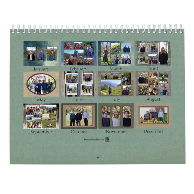 2026 Fuqua familjekalender Kalender (Baksida)