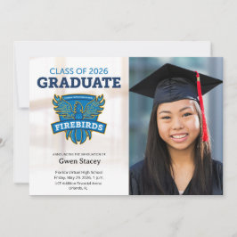 2026 FVHS Graduation Announcement w/ Photo (Light) Meddelande