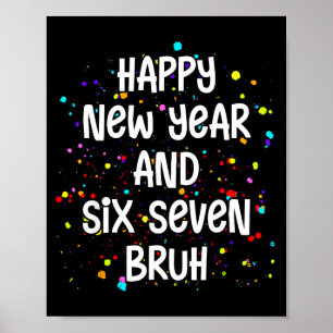 2026 Glad Nyårsafton Party Sex Sju Bruh 67 Poster