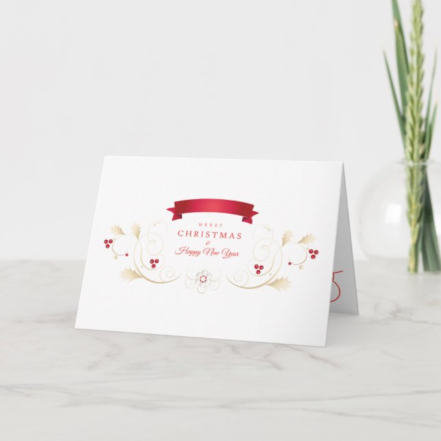 2026 God Jul & Gott Nytt År! XMAS Kort (Framsida)