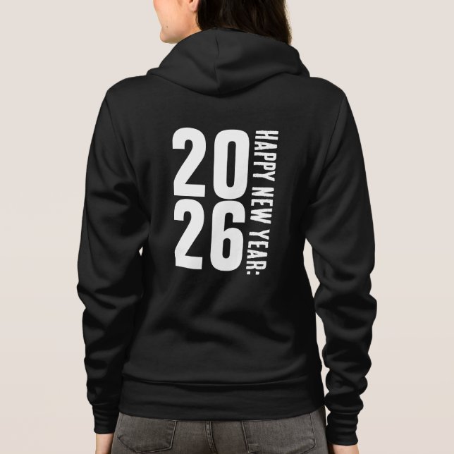 2026 Gott Nytt År-45345 T Shirt (Baksida)