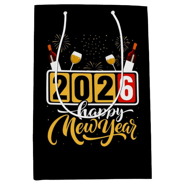 "2026 Gott nytt år" Firande-design (Framsidan)