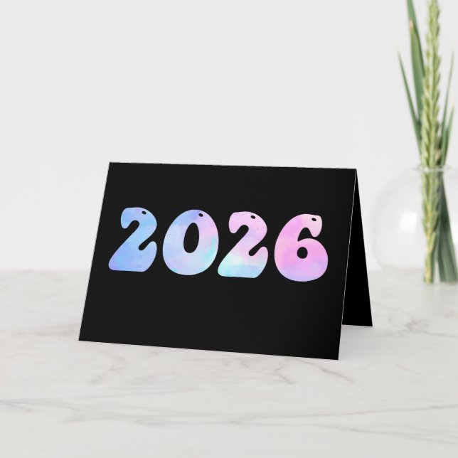 2026 Gott Nytt År Kort (Framsida)