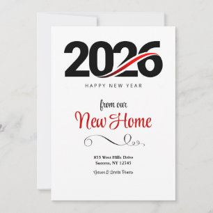 2026 Gott Nytt År Nytt Hem Tillkännagivande/ Inbjudningar