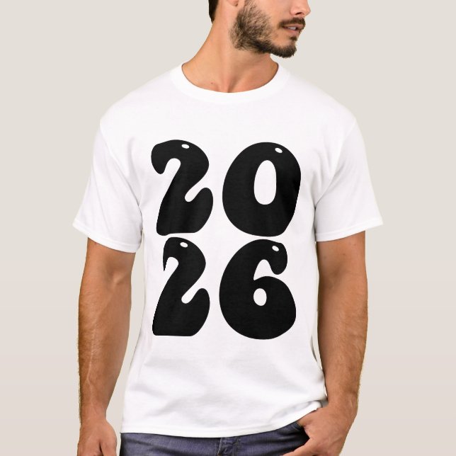2026 Gott nytt år T Shirt (Framsida)