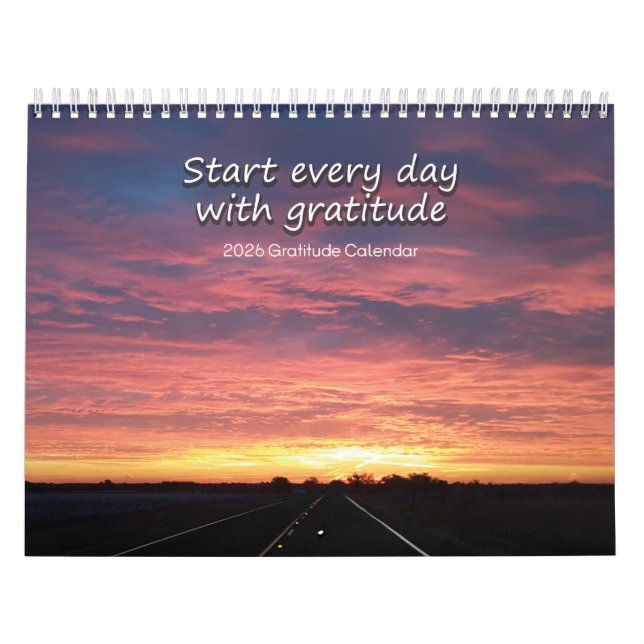 2026 Gratitude Calendar Kalender (Omslag)