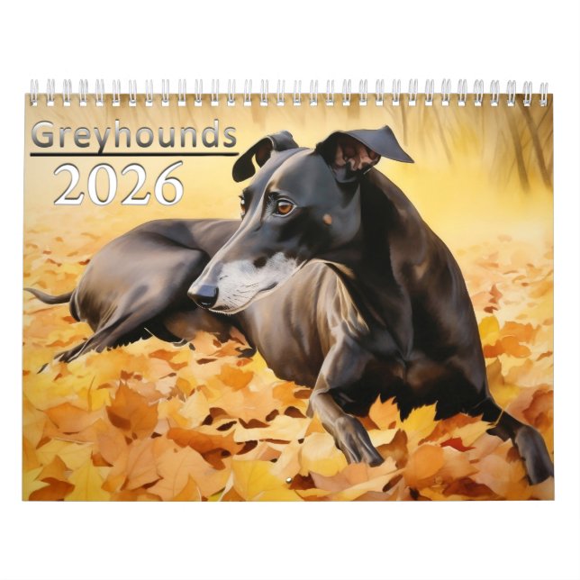 2026 Greyhounds Kalender (Omslag)