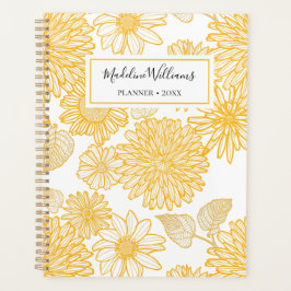 2026 Gult Daisy & Dahlias | Personlig