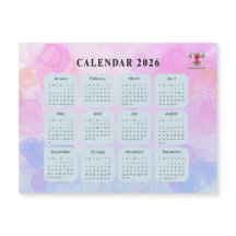 2026 Gynekologi Kalender Magnet med Anpassad Logot