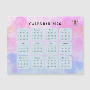 2026 Gynekologi Kalender Magnet med Anpassad Logot