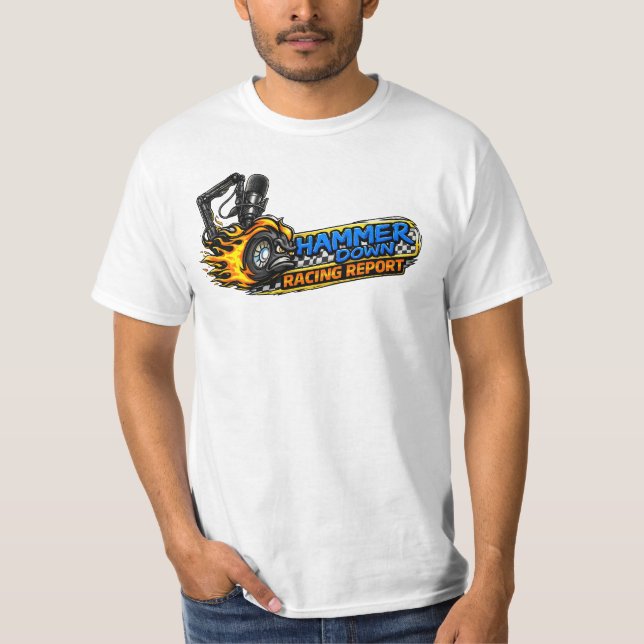 2026 Hammer Down Racing Report T-shirt (Framsida)
