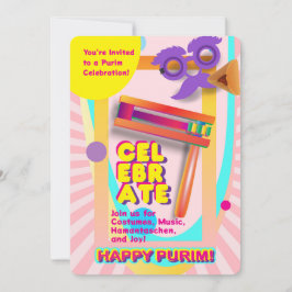 2026 Happy Purim Festival for All Ages Inbjudningar