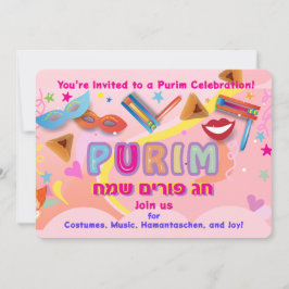 2026 Happy Purim Festival Inbjudningar