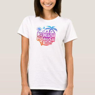 2026 Hawaii Kauai Semester eller resa T Shirt