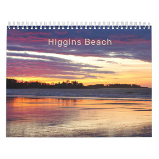 2026: Higgins Beach Maine Photography Calendar Kalender