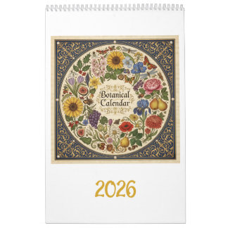 2026 Hoefnagel-Inspired Botanical Kalender
