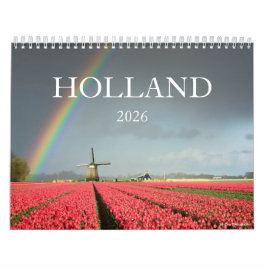 2026 Holland liggande foto Kalender