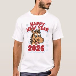 2026 Horse Zodiac Sign New Year Celebration.  T Shirt
