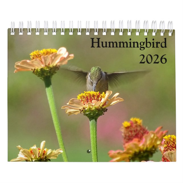 2026 Hummingbird Calendar Kalender (Omslag)