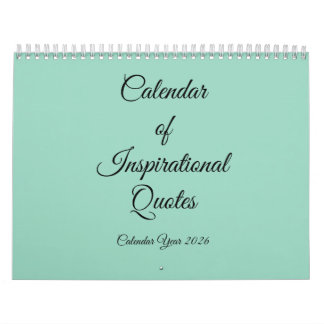 2026 Inspirerande Citat Väggkalender Kalender