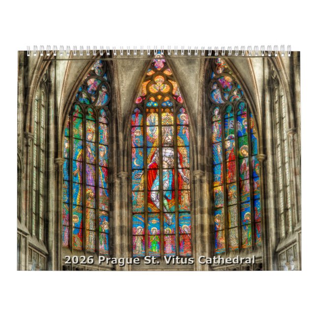 2026 Interior of St.Vitus Cathedral Calendar Kalender (Omslag)