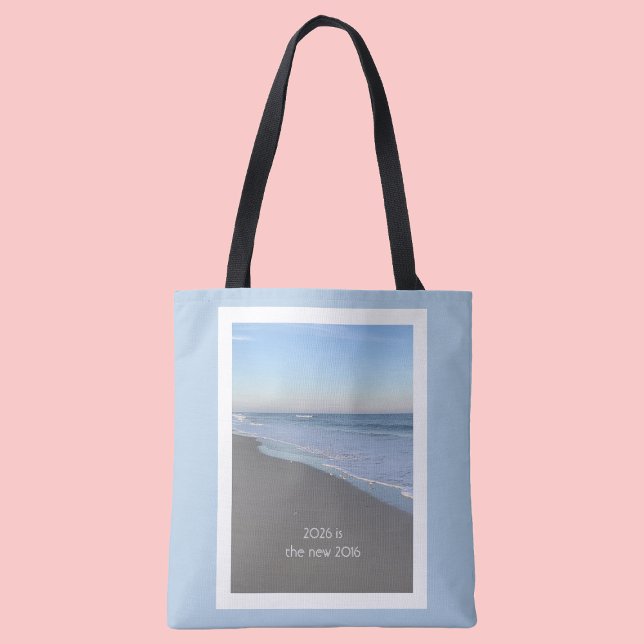 2026 is the New 2016 Beach Tote Bag Tygkasse (Skapare uppladdad)