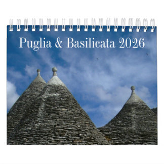 2026 Italien kalender - Puglia & Basilicata