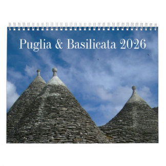 2026 Italy calendar - Puglia & Basilicata - Medium Kalender