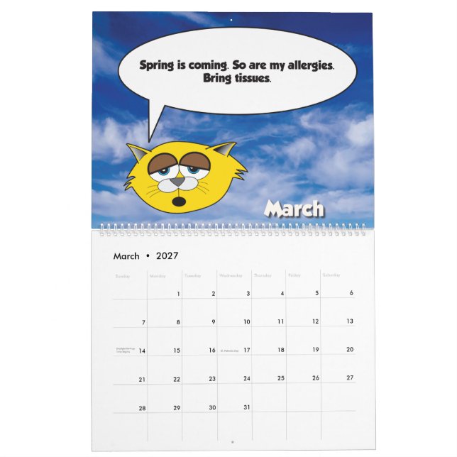 2026 Jerry The Cat Calendar Kalender (Mar 2027)