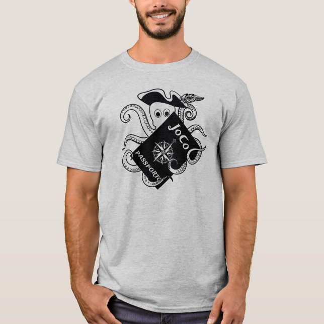 2026 JoCo Passporto Octopus Stamp Tshirt T Shirt (Framsida)