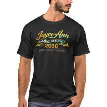 2026 Joyce Ann Familjeåterträff T-Shirt