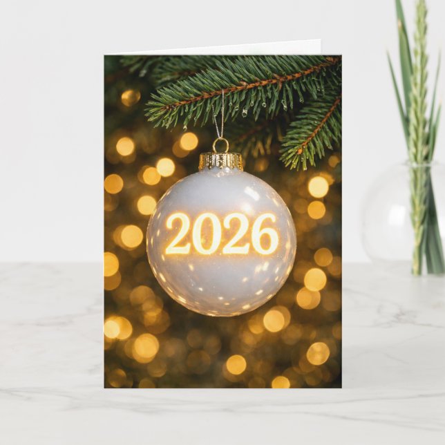 2026 julgranskula kort (Framsida)