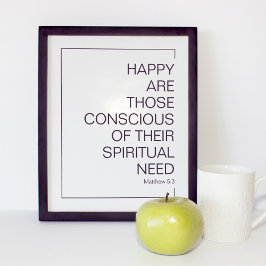 2026 JW-årstext 2026, enkel, minimalistisk, 5:3 Poster