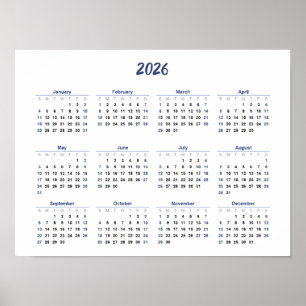 2026-kalender efter månads hemskolemätarmvägg poster