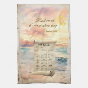 2026 Kalender Handduk Inspirerande Psalm 139 Kökshandduk