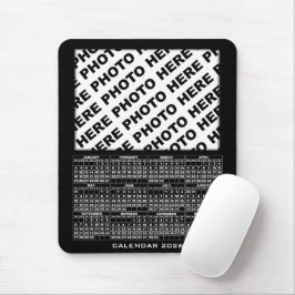 2026 Kalender Lägg till 1 Vågrät Foton Mousepad Musmatta